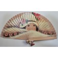 Abanico de madera pintado 21CM Abanico de madera pintado 21CM